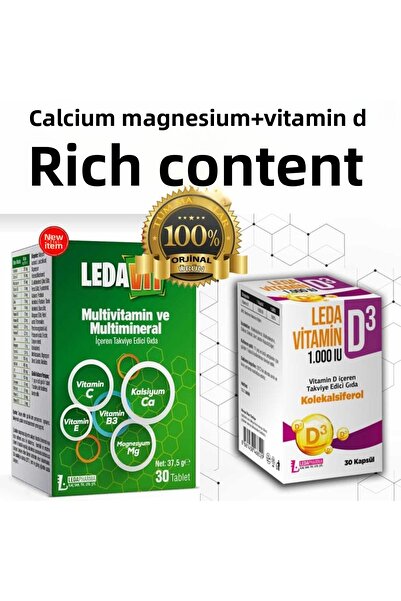 LedaPharma LEDA Vitamin D3 KP + Multivitamin 30 TB - Comfortable Date