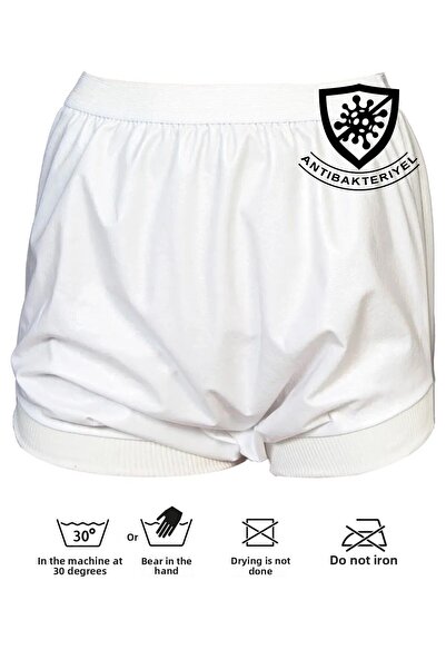 Devi -Cotton New Generation Slip Washable Liquid Proof Ribbed Patient Absorbent Panties - SMALL SIZE