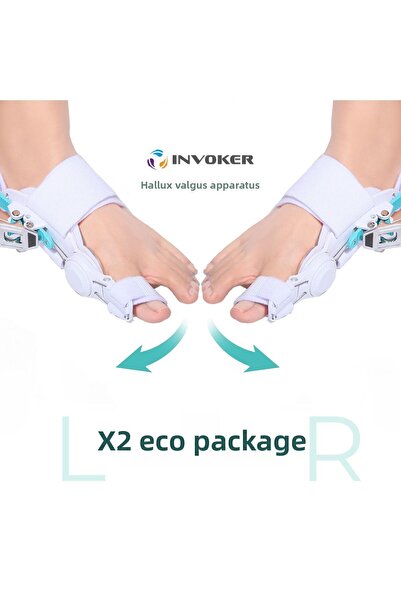 INVOKER Hallux Valgus Bunion Night Splint Adjustable Foot Big Toe Bone Curvat...