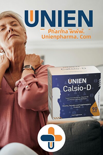 UNIEN Pharma يونيين كالسيو-دي 90 قرص/مكمل غذائي يحتوي على الكالسيوم والمغنيسي...