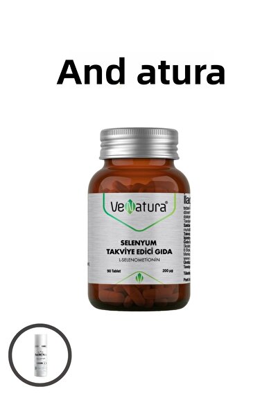 VeNatura Selenium 90 Tablets - Supplement and Facial Cleansing Gel 1x100ml - Vnset1435