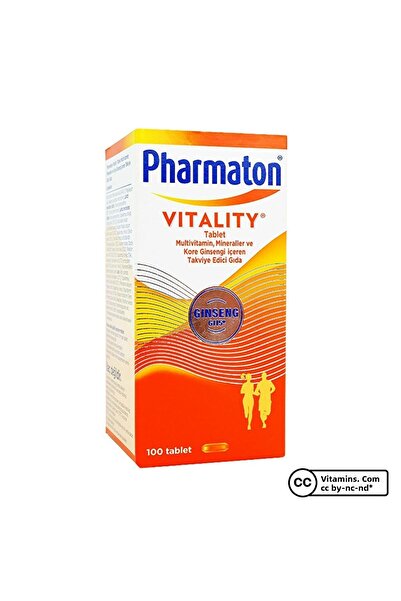 Pharmaton Vitality 100 Multivitamin Tablets
