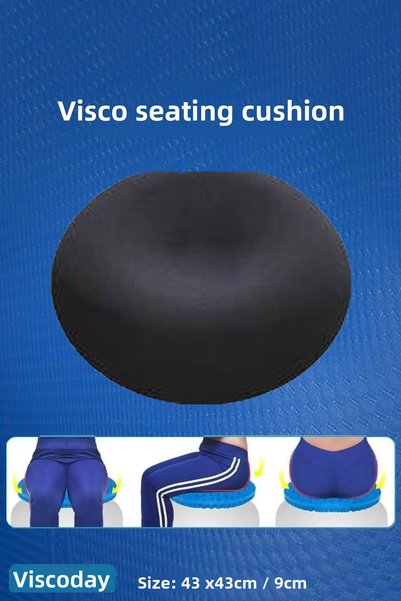viscoday Visco Seat Ring Orthopedic, Pillow Comfortable and Relaxing 43 X 43 X 9, D Model
