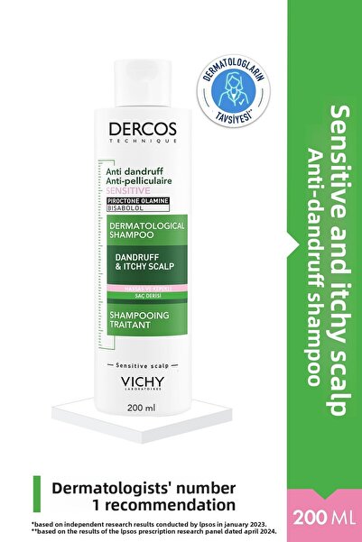 Vichy 200 Ml Dercos Anti Dandruff Anti-Dandruff - Sensitive Scalp Shampoo