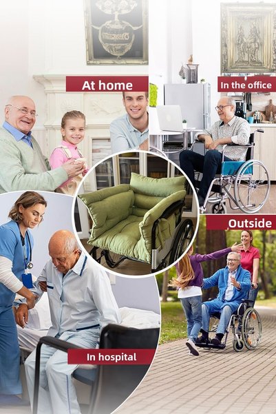 Alzmed Green - Premium Wheelchair Cushion