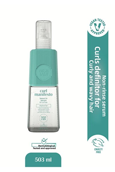 NISHLADY Curl Manifesto Serum for Curly Hair - Curl and Defining, 100ML