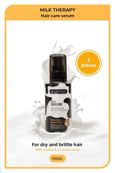 Morfose Milk Therapy Keratin Hair Serum 100 Ml -2 Pieces