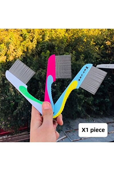 Metler مجموعة العناية بالشعر وجمعه - مشط البراغيث، فرشاة بمقبض، شعر القطط وال...