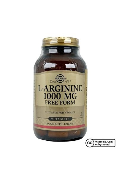 Solgar إل-أرجينين بدون رائحة 1000 ملجم - 90 قرصًا