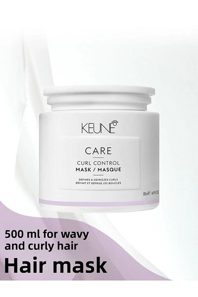 Keune Curl Control Mask for Curly Hair - 500 ml Frizz and Smoothing CYT6649