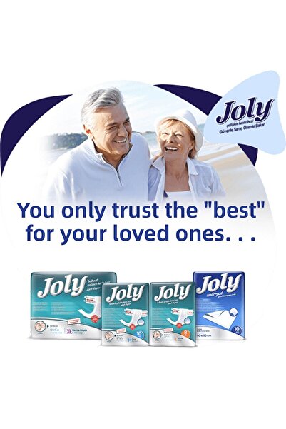 Joly Waistband Patient Diaper Medium 120 Pieces 30X4