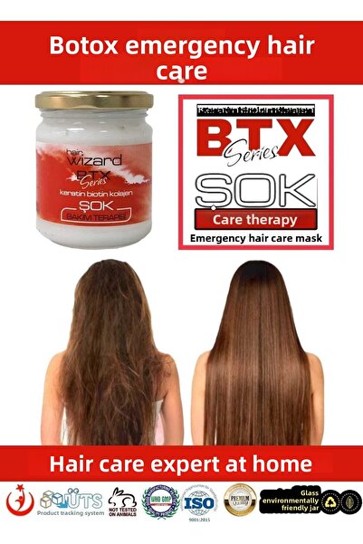 HAIR WIZARD علاج بوتوكس للعناية بالصدمات - محلول للشعر التالف