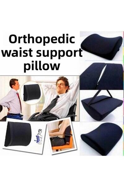 Ankaflex Luxury Orthopedic Back Cushion Car Seat Chair Waist Pillow Lumbar Support Waist Cushion