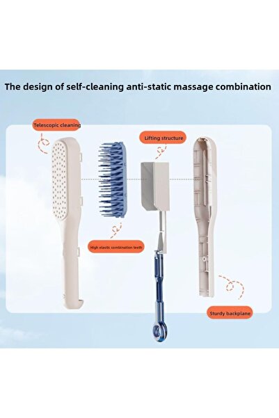 ForWhat Αυτοκαθαριζόμενη χτένα μαλλιών για τη φροντίδα του προσωπικού του γρα...