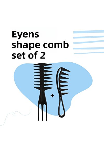 EYENS Σετ με 2 χτένες για styling με κερί