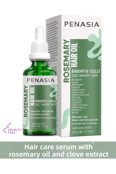 PENASIA مصل الشعر بخلاصة إكليل الجبل والقرنفل