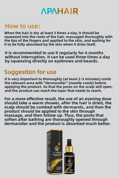 Apayrı Yaşam Bio Hair Cure 100% Natural Apahair