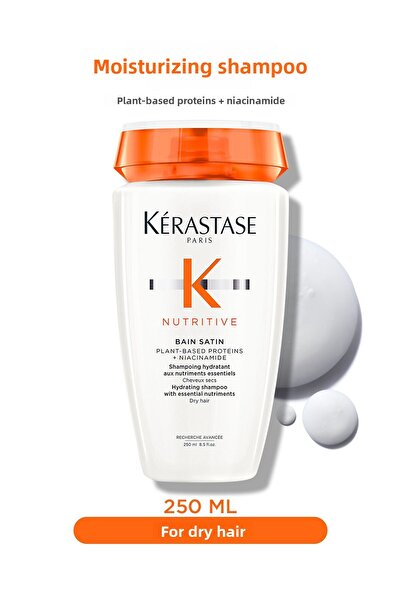 Kerastase Bain Satin Nutritive Revitalizing Shampoo to Combat Dry Hair 250ml