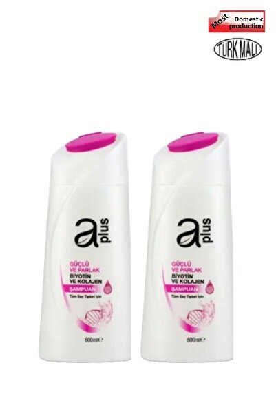 A PLUS 600*2 Ml Biotin and Calogen Shampoo for All Hair