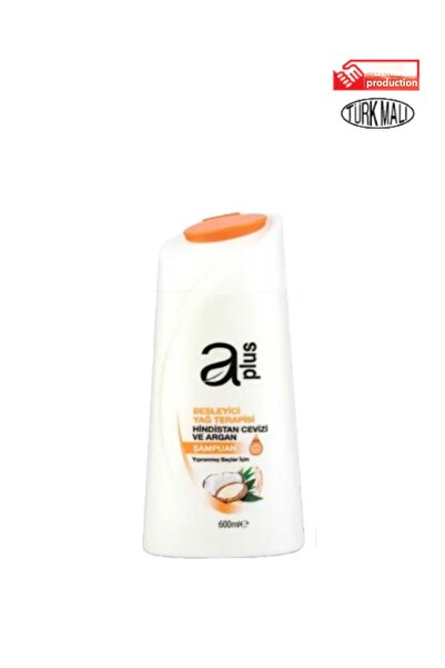 A PLUS Aplus Shampoo - 600ml Coconut and Argan for Damaged Hair