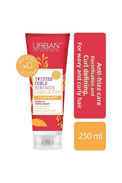 Urban Care كريم العناية بالشعر تويستيد كيرل الكركديه المموج والمجعد 250 مل