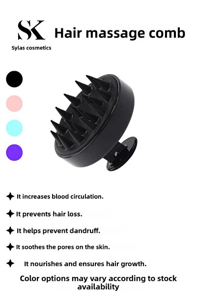 SYLAS KOZMETİK Perie de îngrijire a părului, pieptene pentru șampon pentru ma...