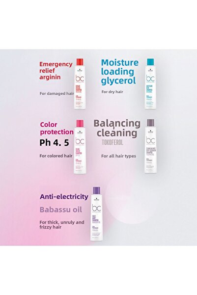 Bonacure Bc Bonacure Repair Rescue One-Step Strengthens and Restructures Hair Shampoo 250ml