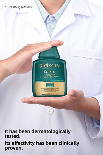 Bioxcin شامبو إصلاح الكيراتين والأرغان 300 مل - اشتري 3 واحصل على 2 قطعة