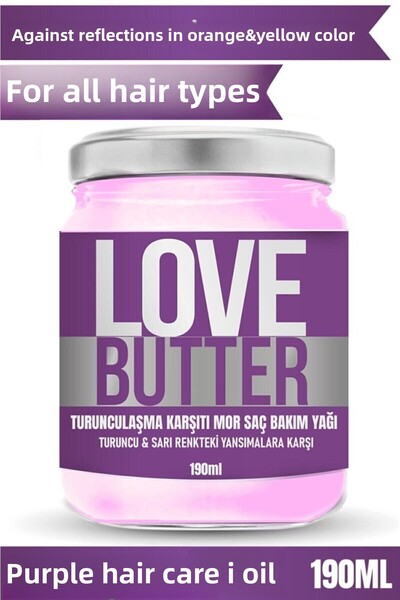 LOVE BUTTER Anti-Orange Purple Hair Care Oil 190ml