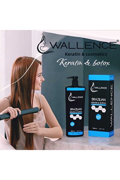 wallence Anti-Breakage Nourishing/repairing Brazilian Keratin & Botox 1000ml..keuskozmetik110404