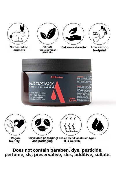 Alfheim Hair Care Mask Hair Mask Hair Wire Repair Anti-Shedding for Processed...