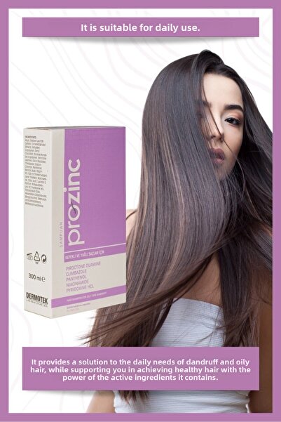 Prozinc Shampoo for Oily Hair and Dandruff 300ml.