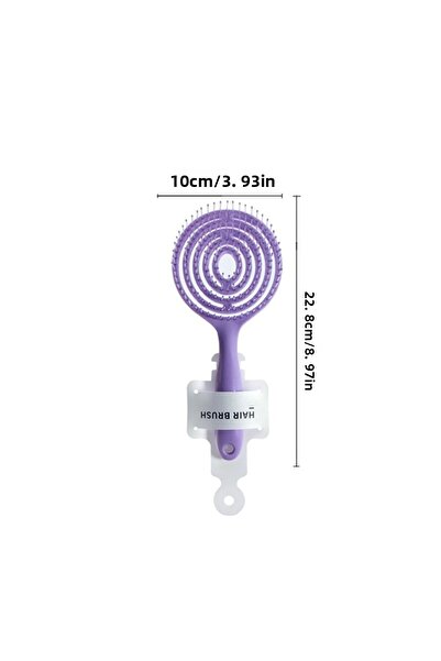 Beauty Box Perie de masaj pentru păr 3D, mare, magică, ondulată, pufoasă, car...