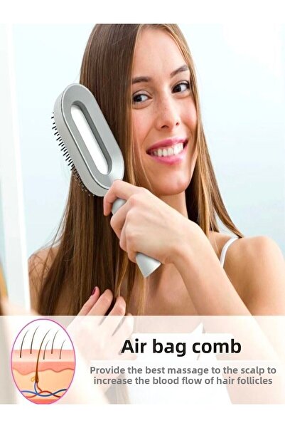 DEANB Teacher's Day Gift Airbag Massage Comb |   Easy-To-Clean Hair Brush for Wet & Dry Hair