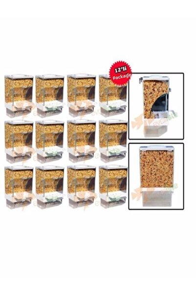 TUĞRA PET MARKET Bird Feeder Smart Feeder 12 Pieces