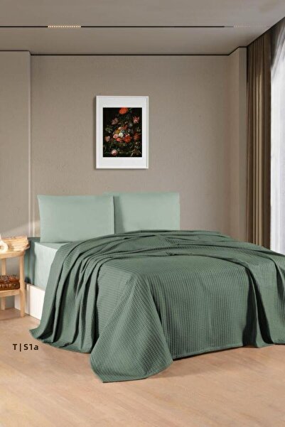 Bella Home Crystal Double Pique Set - 100% Cotton