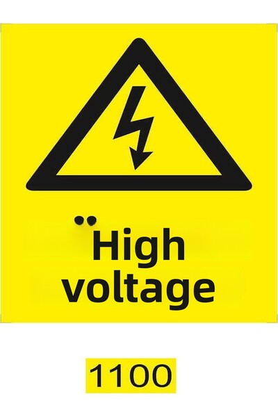 Emek İkaz Levhaları High Voltage Warning/Warning Sign