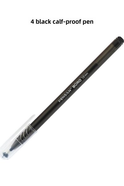 Pensan Set of 10 Ballpoint Pens (4 Blue-4 Black – 2 Red)