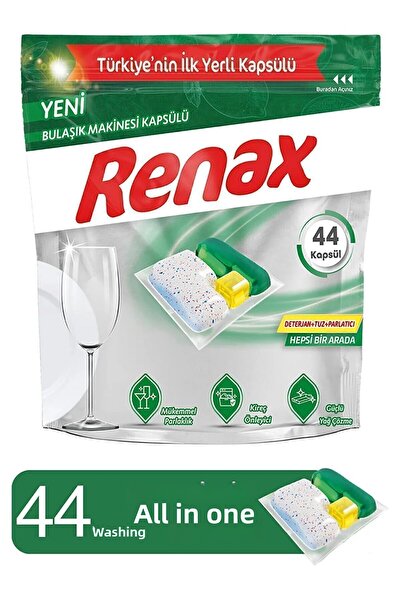 Renax Set of 44 Dishwasher Capsules