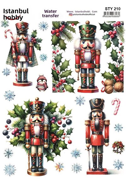 İstanbul Hobi نقل مائي للعام الجديد 25x35 سم STY210