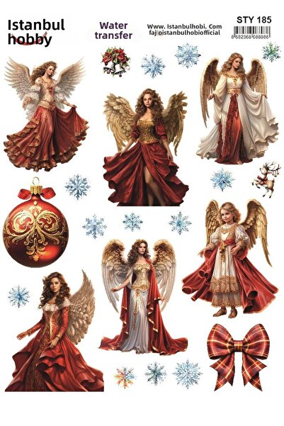 İstanbul Hobi نقل مائي للعام الجديد 25x35 سم STY185