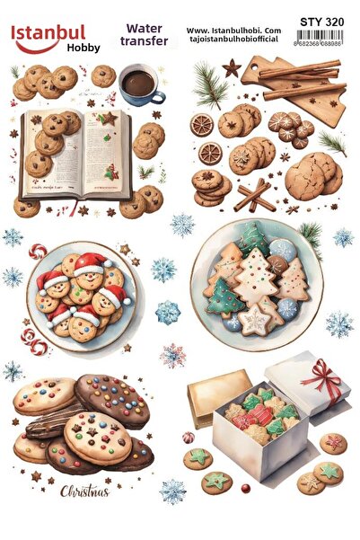 İstanbul Hobi نقل مائي للعام الجديد 25x35 سم STY320