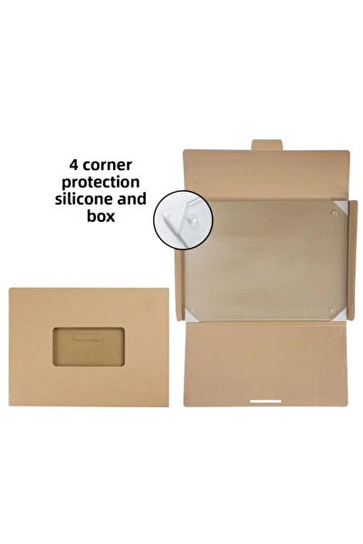 Maya Tempered Glass Vegetable Fruit Chopping Cutting Board, Oval Edges, Antibacterial 25X35Cm