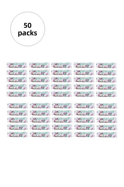 sepetimpet Large Size Garbage Bag 65 X 80 cm 10 Rolls X 50 Pack = 500 Pieces (Blue)