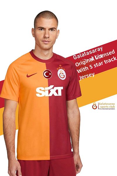 Galatasaray Original Licensed 23-24 5 Star Piece Jersey