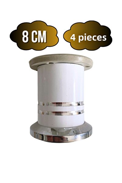 DSYapıAksesuar Picior din aluminiu cu bandă plată de 8 cm pentru mobilier, ma...