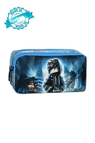 Waddell Robloks Themed 2 Pocket Pencil Case, Pen Holder