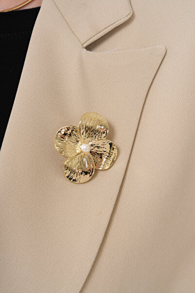 Ateş ALTIN ÇİÇEK BROŞ