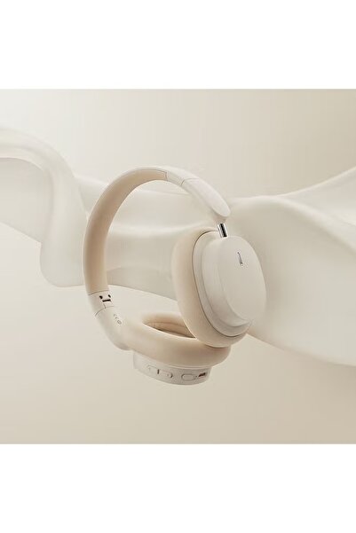 Baseus Bowie D05 Wireless Bluetooth Foldable HiFi Stereo Music Headphone Beige Creamy White
