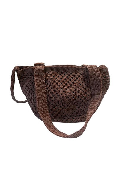 Online Macrome Knitted Handle Bag